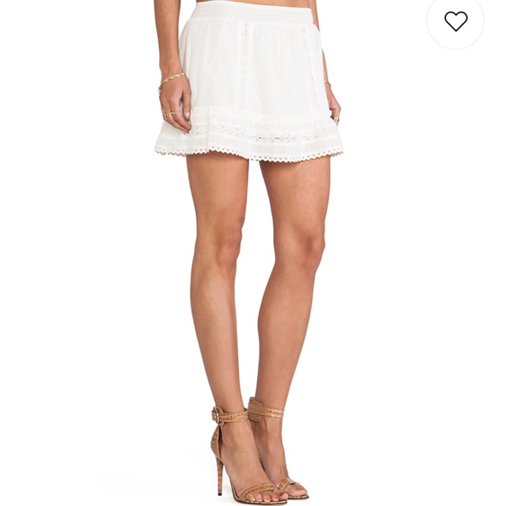 NEW!! Anine Bing skirt with lace trim